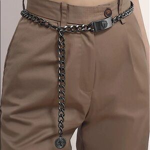 Metal Coin Chain Belt